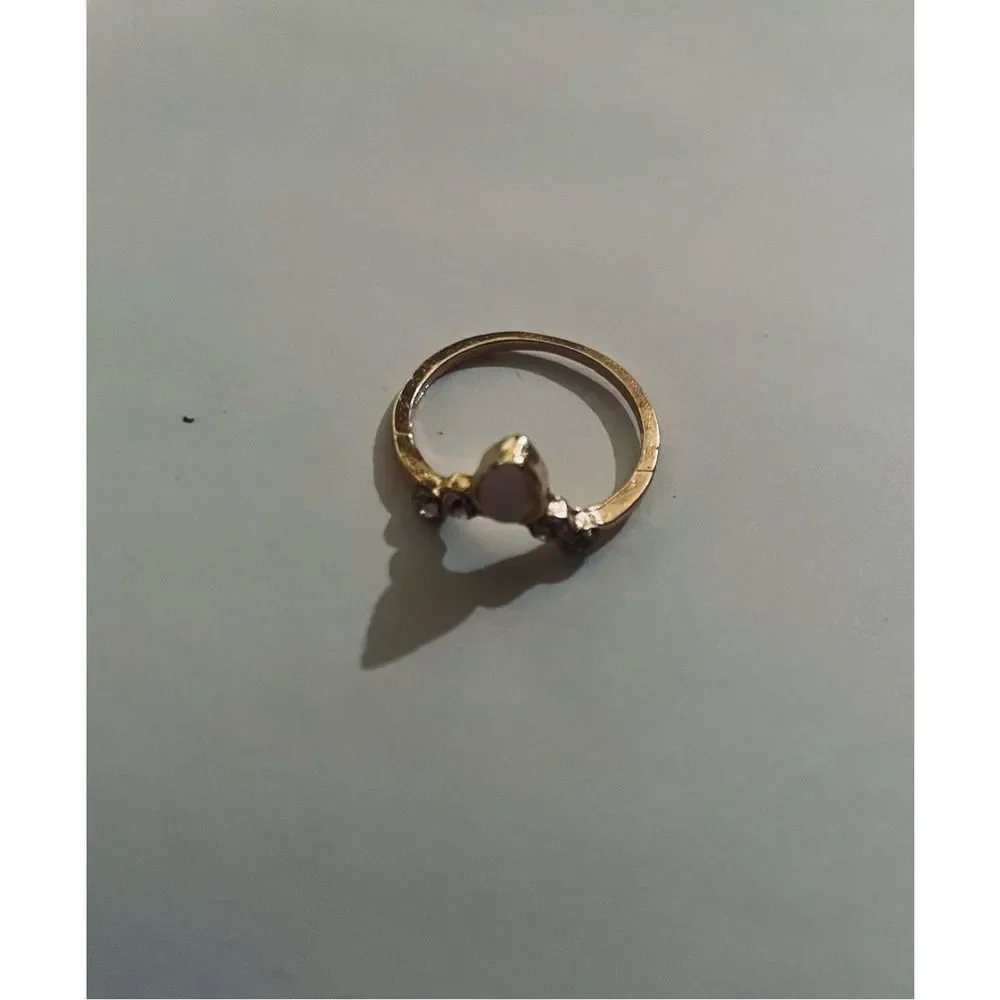 Gold white OPAL BOHO RING - Picture 3 of 5